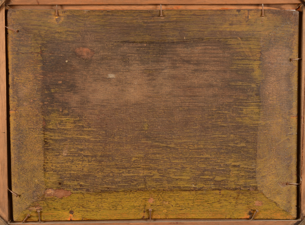 Unknown artist — Back of the panel