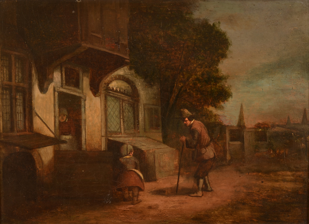 Unknown artist — the painting without its frame