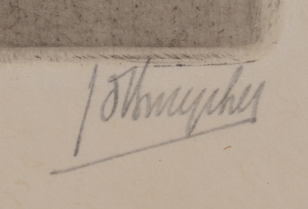 Jules De Bruycker — Signature of the artist in pencil bottom right