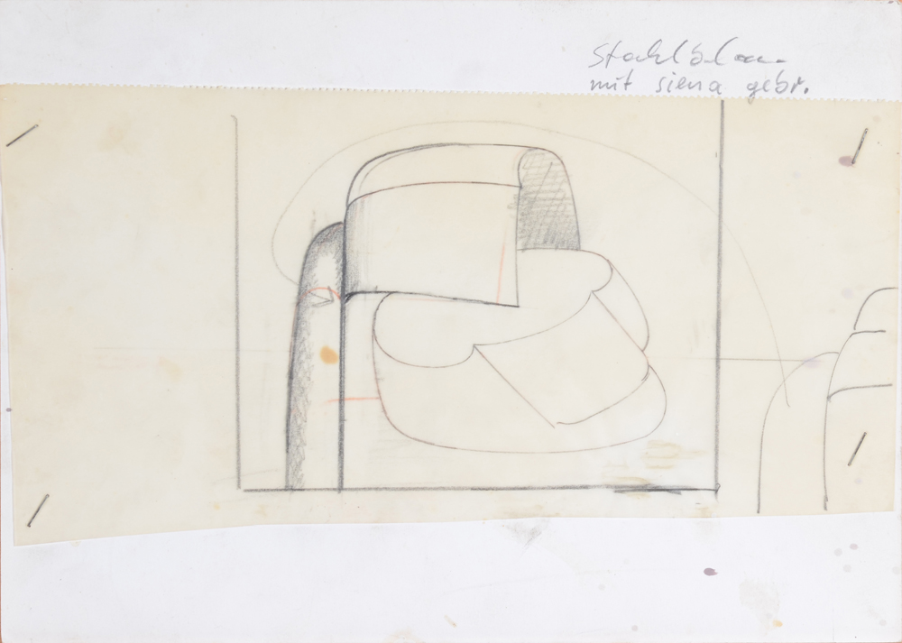 Lambert Maria Wintersberger — Composition drawing in pencil