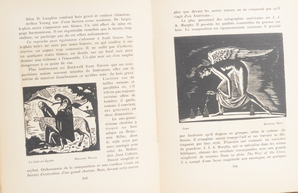 Roger Avermaete La Gravure sur Bois Moderne de l'Occident — Sample page USA