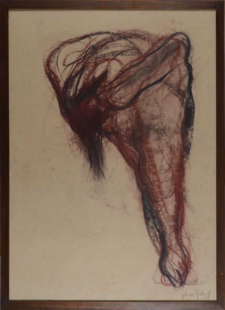 Johan Gobert — Grand dessin, neo-expressionniste de 1979