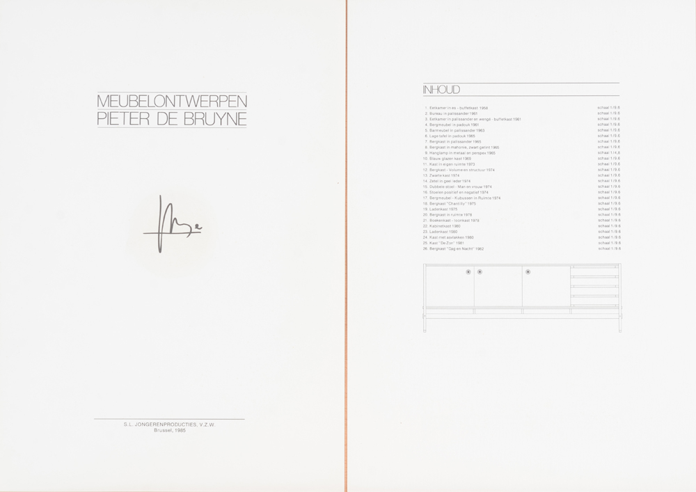 Pieter De Bruyne — cover and table of contents