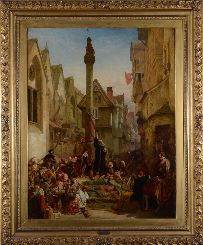 James Drummond — the painting in its original frame