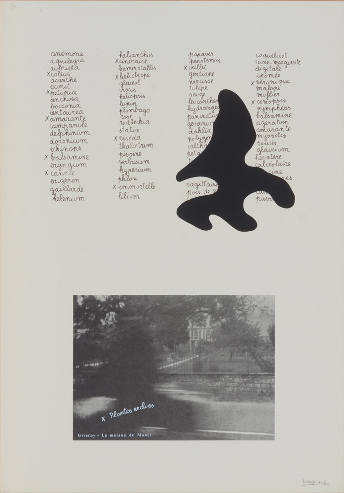 Jacques Lennep Series of four prints — Second print. Signed and justified 12/40 on the bottom right in pencil.