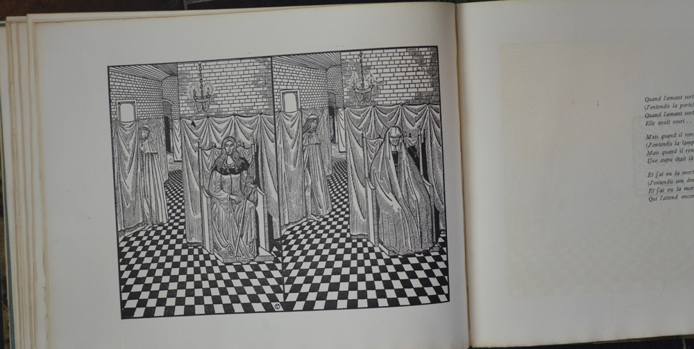 Maurice Maeterlinck and Charles Doudelet Douze Chansons 1896 — Another of the typical Doudelet illustrations