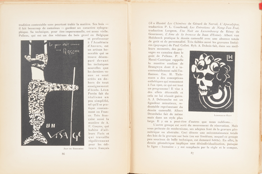 Roger Avermaete La Gravure sur Bois Moderne de l'Occident — Sample page Belgium