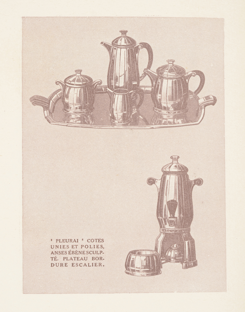 E. & R. Altenloh (Brussels) — Page with the model of the service and title