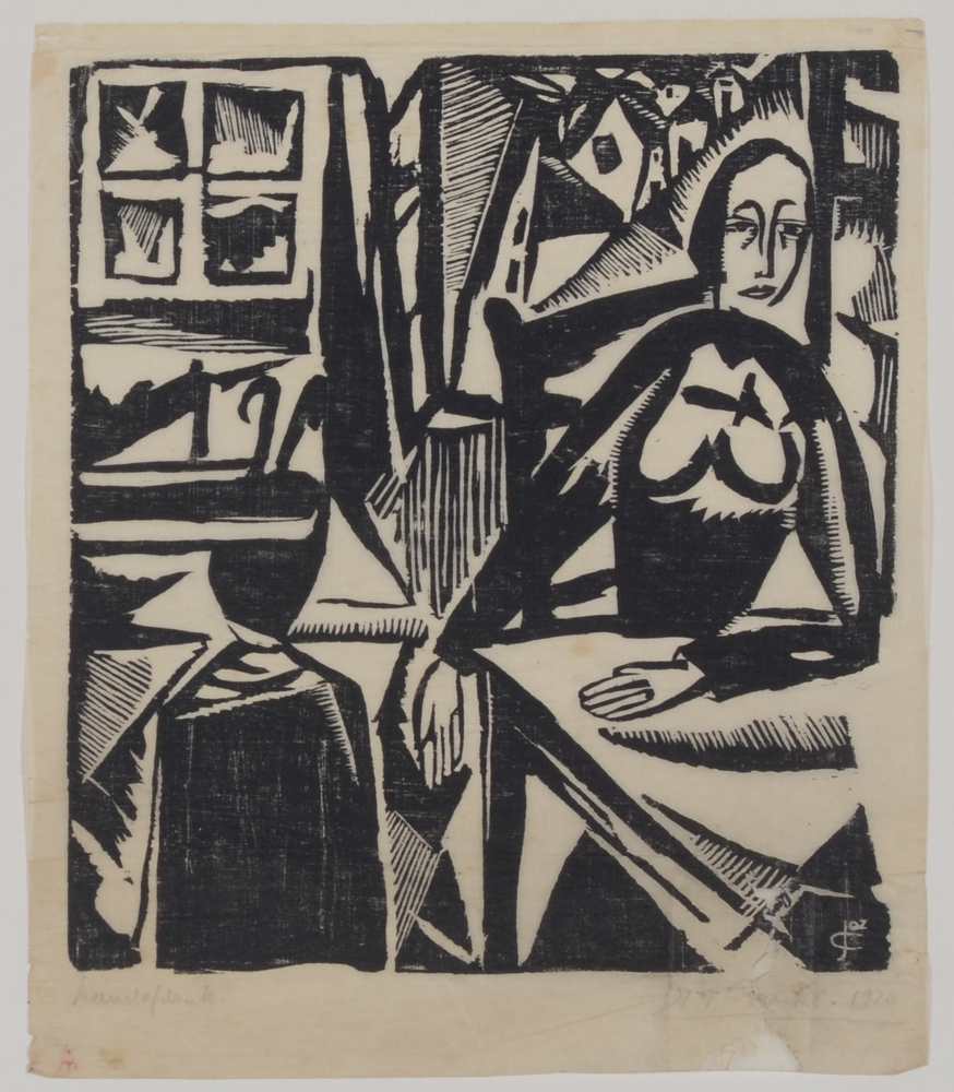 Jozef Cantré — The woodcut without passe-partout