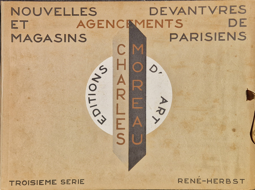 René Herbst Nouvelles devantures et agencements de magasins parisiens — Le portofolio complet de toutes les planches