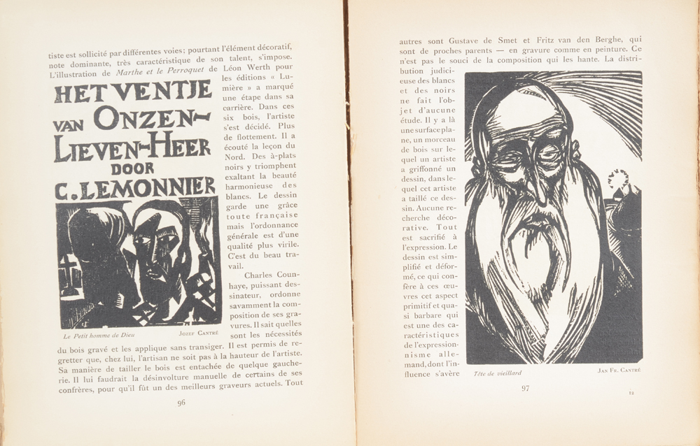 Roger Avermaete La Gravure sur Bois Moderne de l'Occident — Sample page 2 Belgium