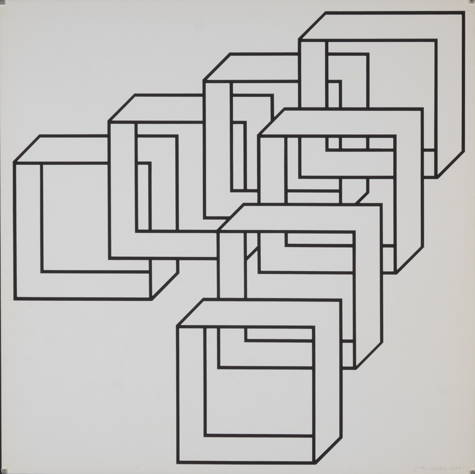 Albert Rubens — Sériegraphie originale de 1971, justifiée sur seulement 25 exemplaires