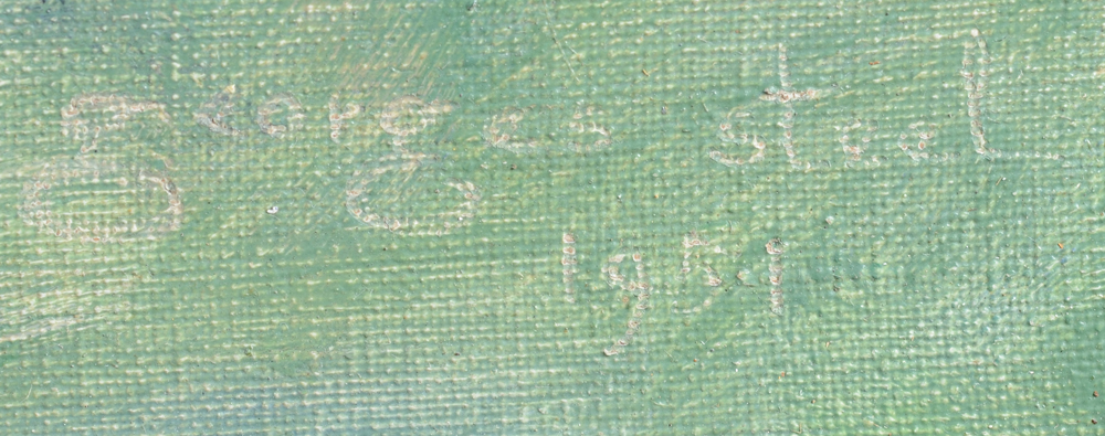 Georges Steel — Signature of the artist and date bottom right
