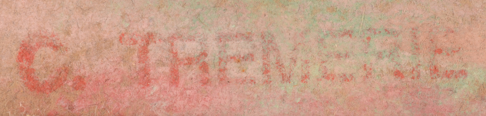 Carolus Tremerie — Signature stamp bottom left