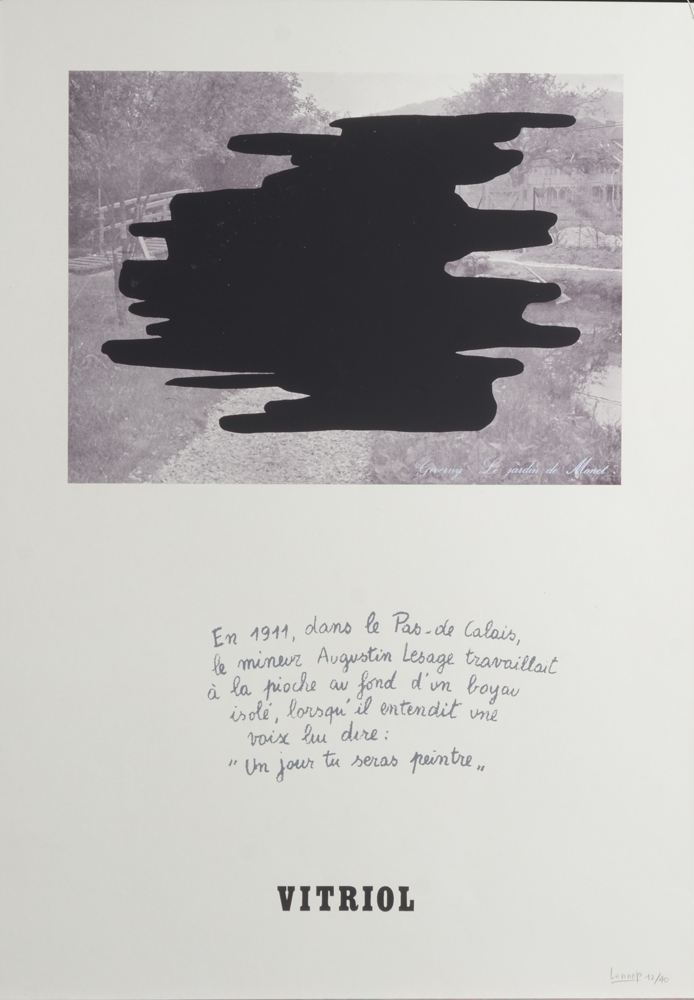 Jacques Lennep — Rare sériegraphie, signée et justifiée 12/40