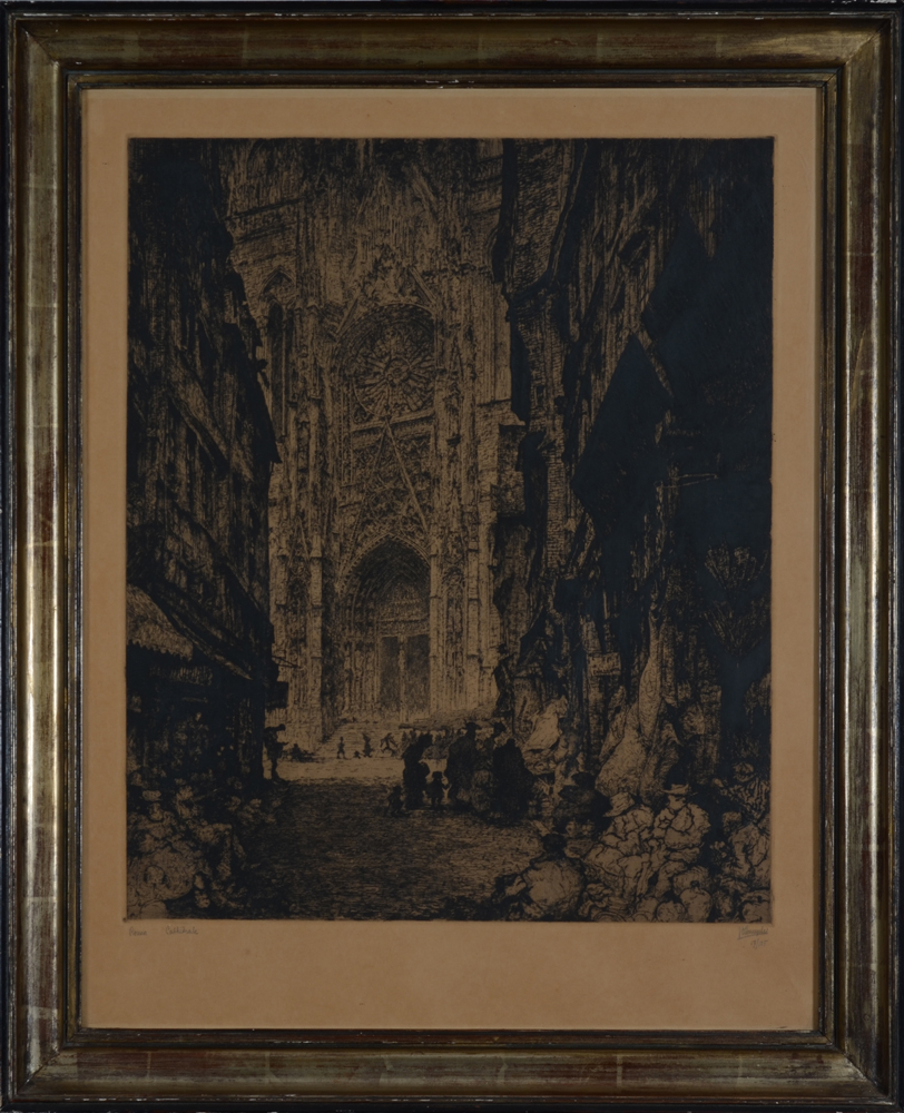 Jules De Bruycker Rouen Cathédrale — In its contemporary frame