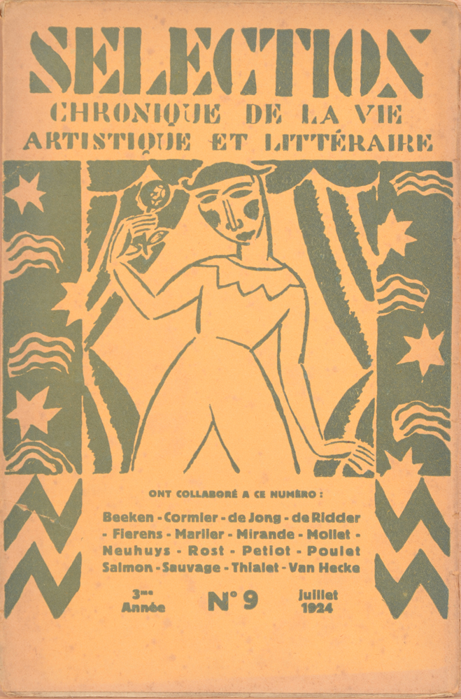 Sélection  — La revue d'art expressioniste le plus important de la Belgique, incorporant aussi le surréalisme<br>