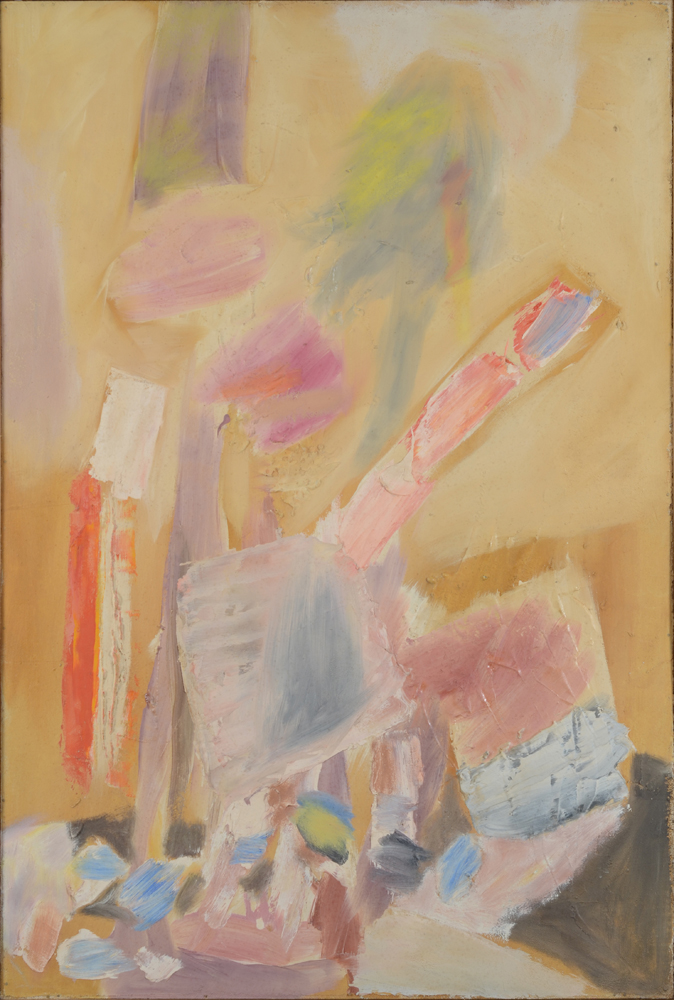 Pierre Vlerick — Peinture matière de 1962, signée eet datée au dos