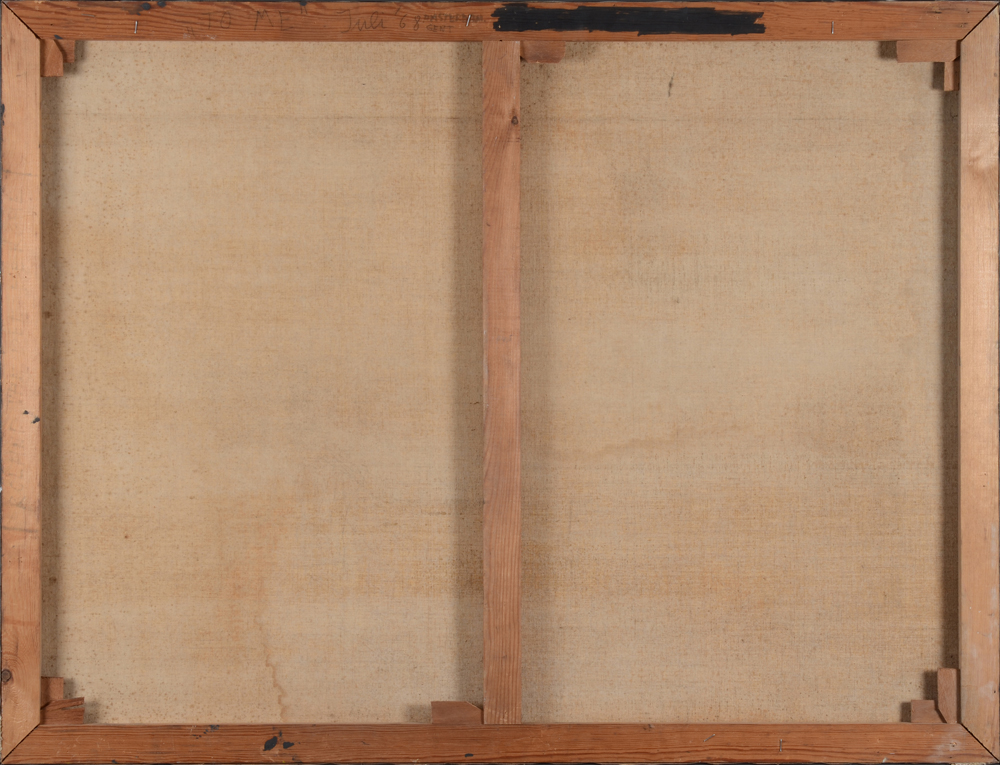 Roland Van den Berghe — Back of the canvas