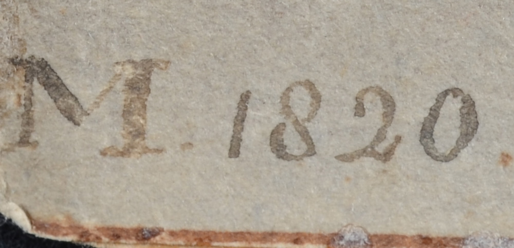 Muller (Dutch or Flemish school 19 century) — Monogram signature of the artist and date, bottom left