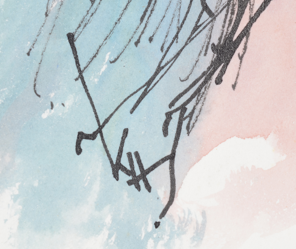 Kurt Halbritter Kartoffelkopp signature  — Signature, initials of the artist on the bottom left.