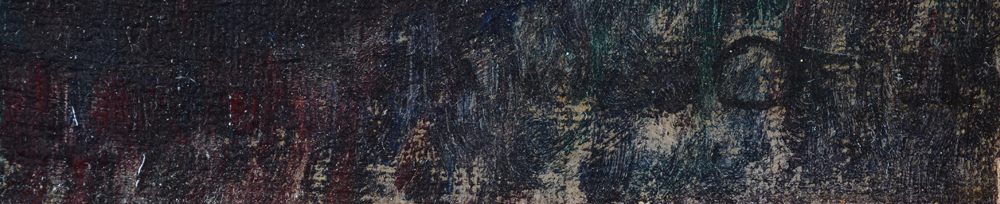 Stan Van Offel — Signature of the artist, bottom right on the portrait of his wife