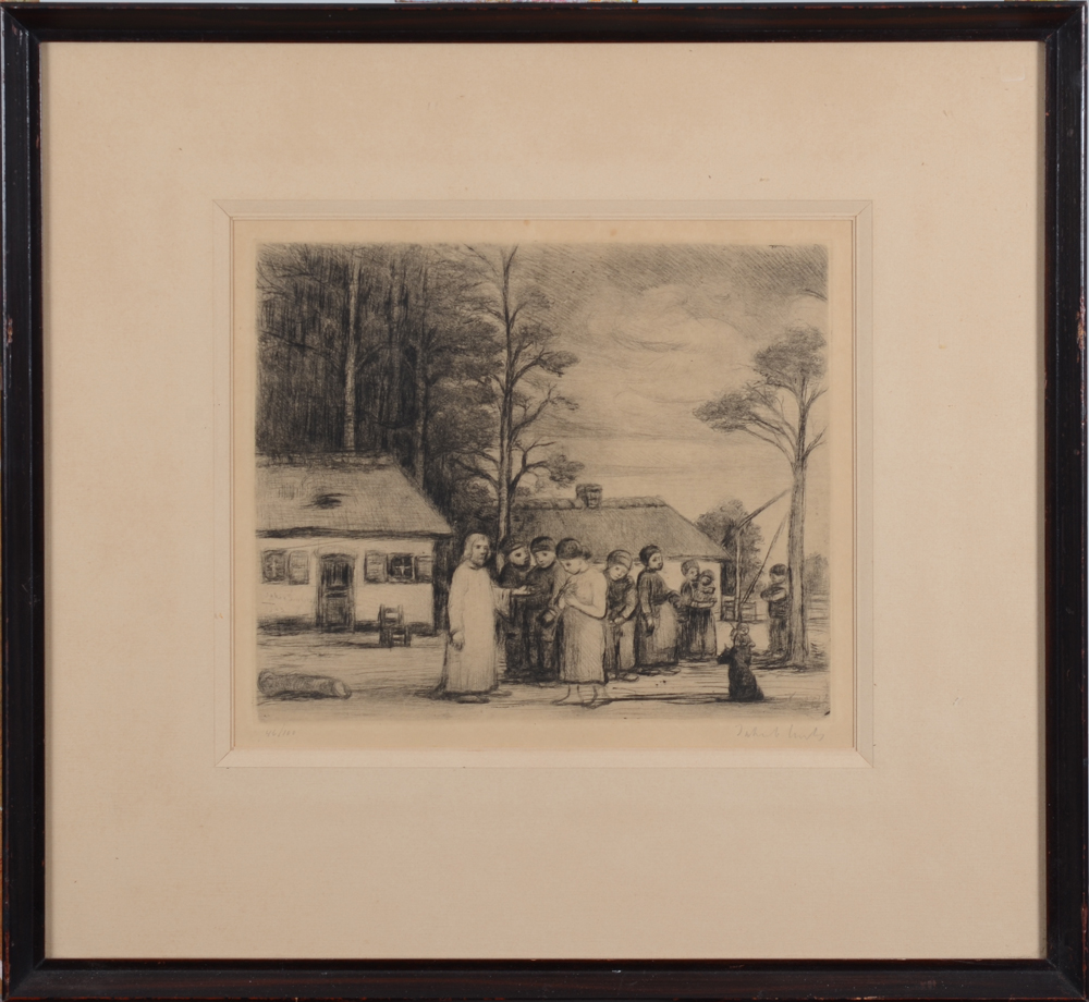 Jakob Smits — The etching in its frame