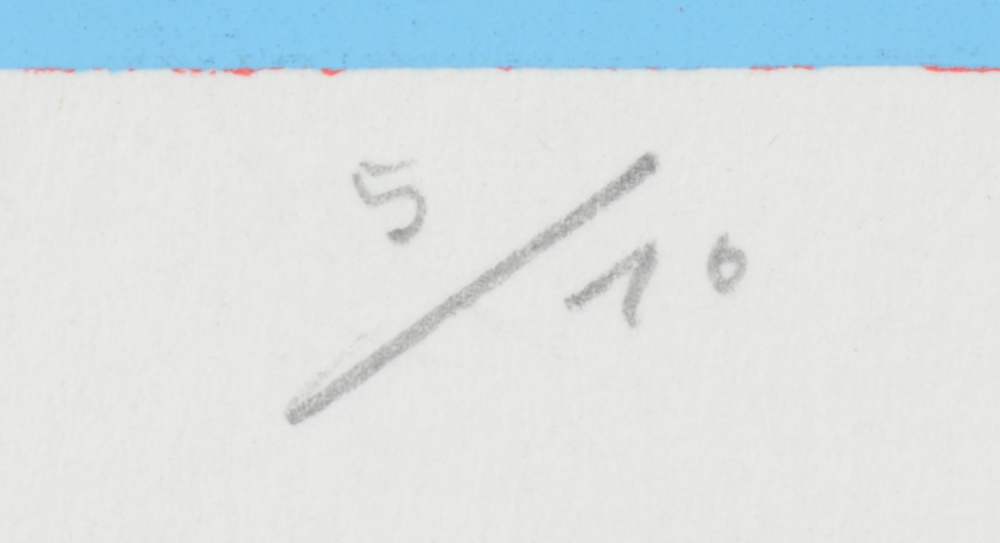 Walter Schelfhout — Justification by the artist in pencil bottom left