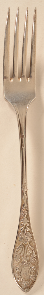 Joseph Allard — Detail of on of the forks, showing the quality of the decoration