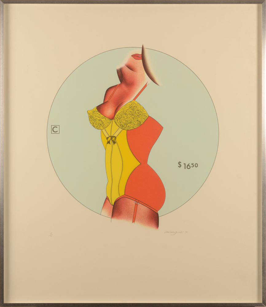 Allen Jones — sériegraphie pop art de 1971, signée par l'artiste et justifiée sur seulement 75 exemplaires