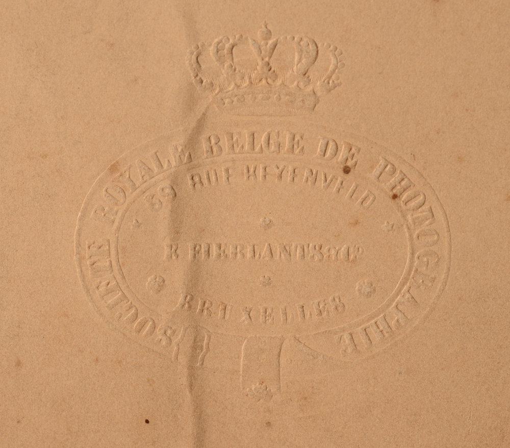 Lawrence Alma-Tadema — Dry stamp mark of the photgrapher Fierlants