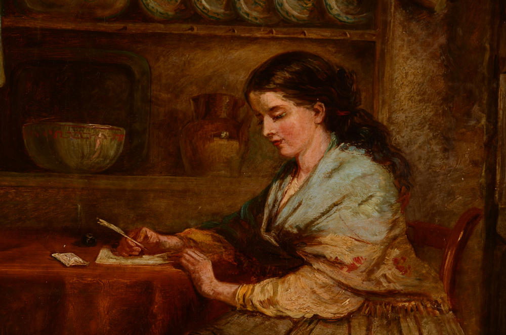Luis Alvarez Catala, attributed to — Detail of the painting, of good quality
