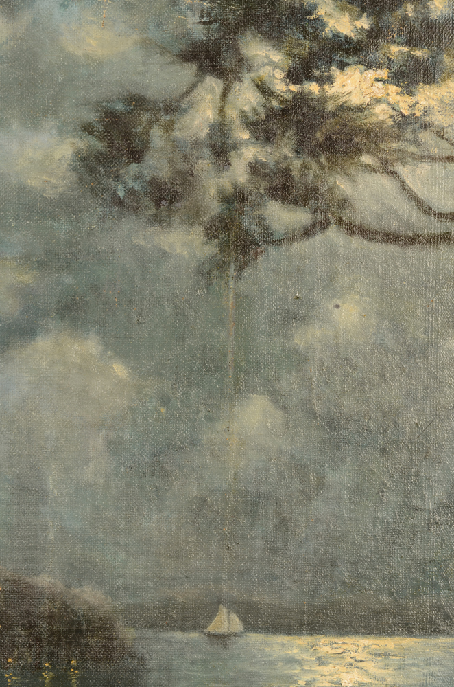 Vincent Ambrosini — Detail of a visible old retouching