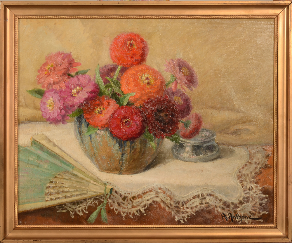 Anthone A. Still Life — Huile sur panneau