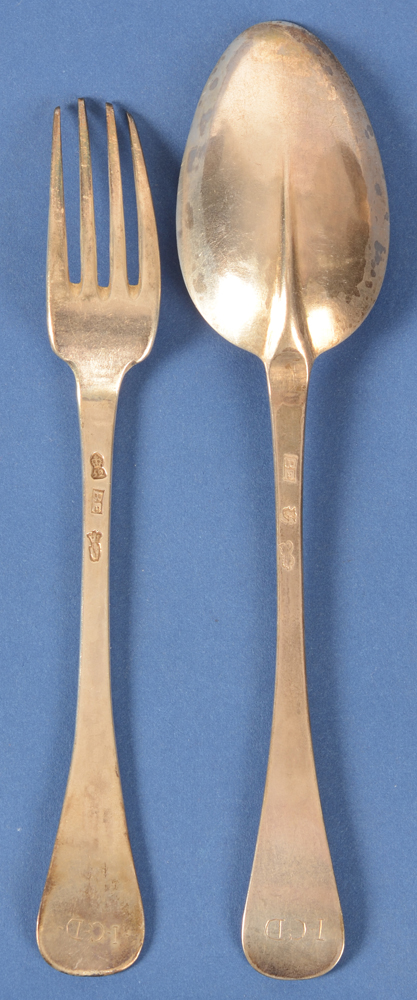 Antwerp Silversmith BE — Back of the silver