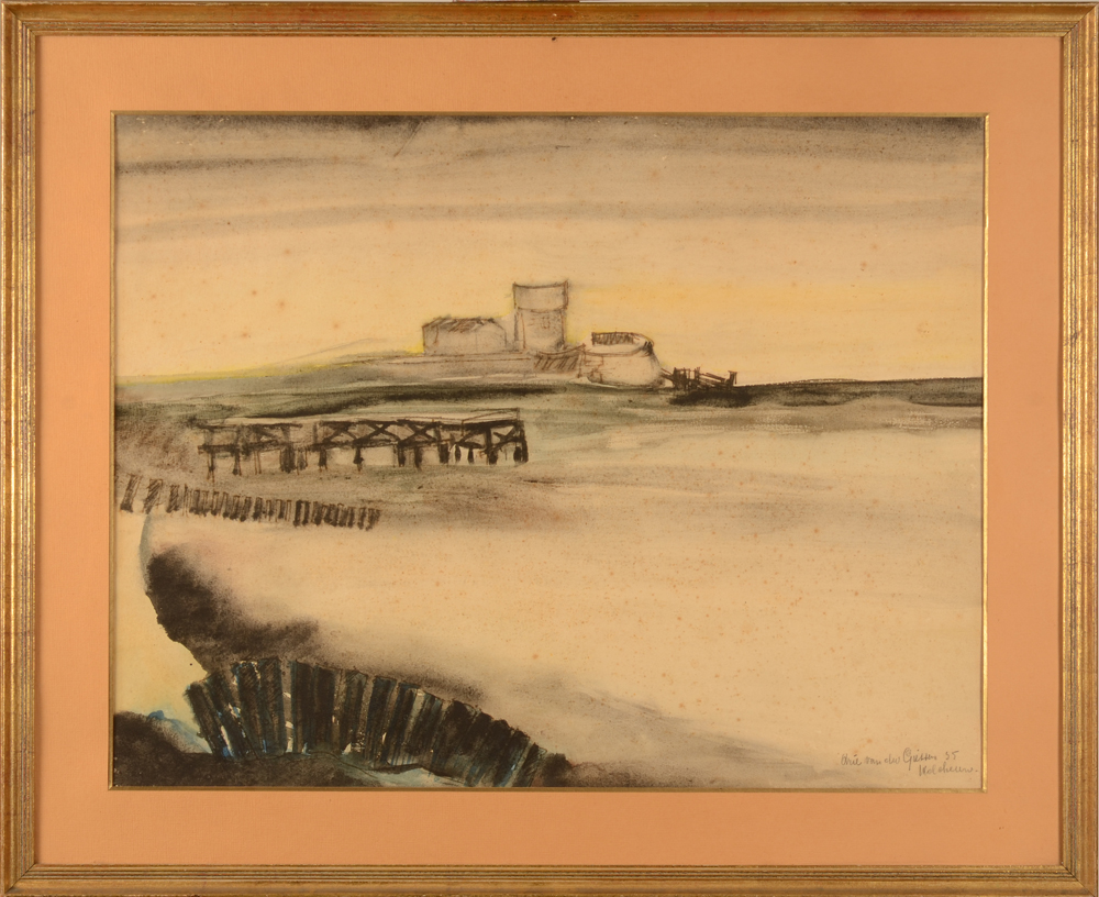 Arie Van de Giessen — the work in its original frame