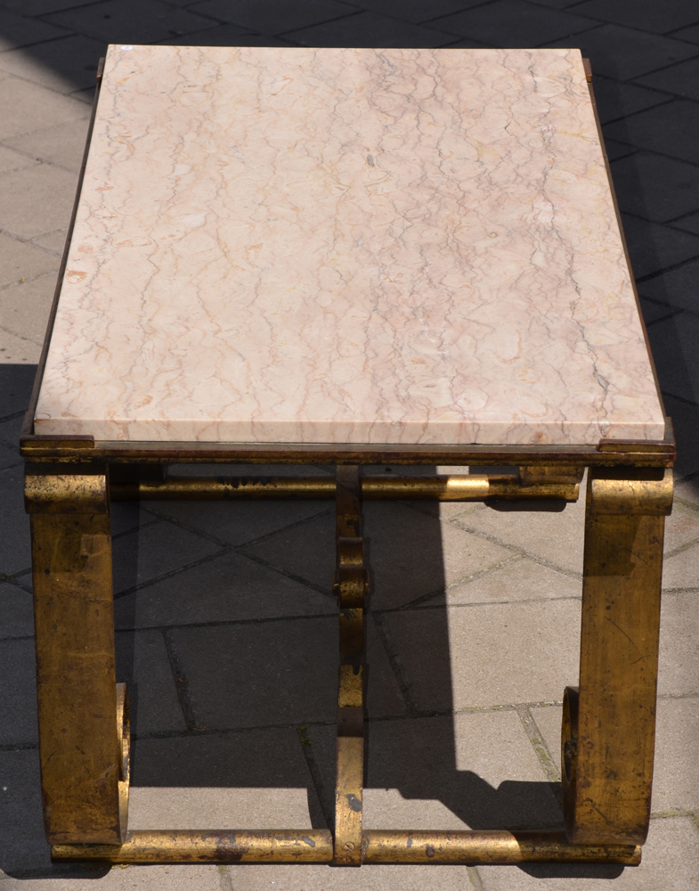 Art Deco side table — Side of the table