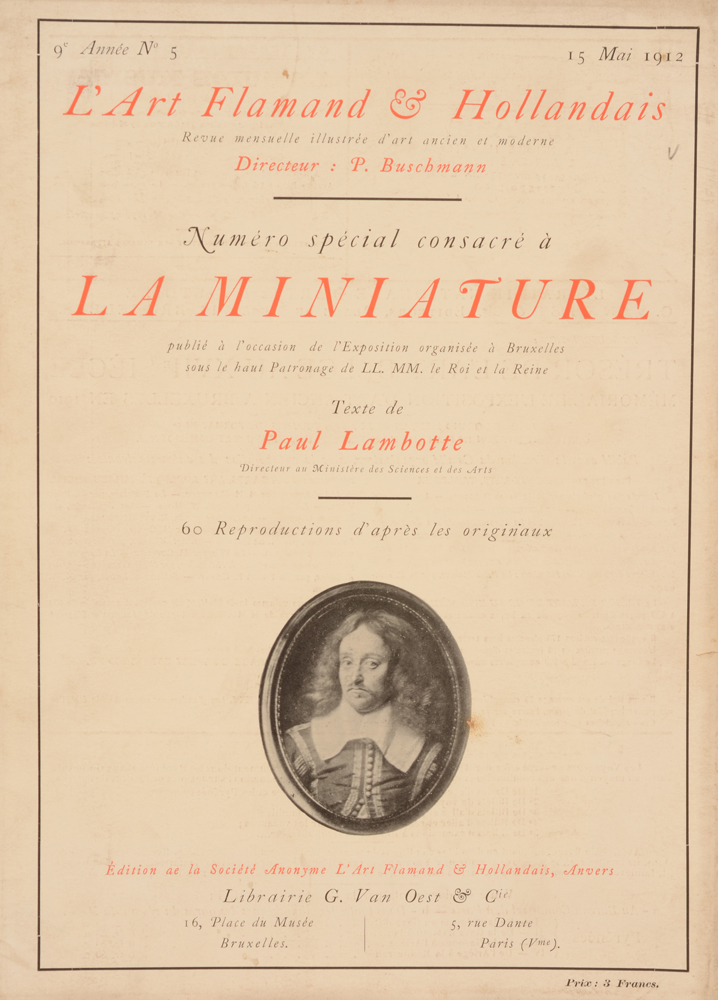 Art Flamand et Hollandais 1912 — Special May issue on miniatures