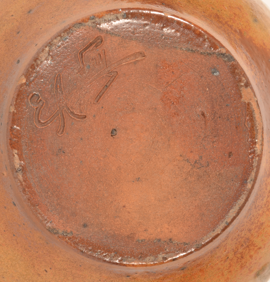 Edgard Aubry  — Signature impressed into the bottom of the base