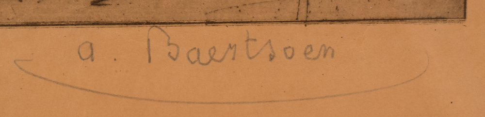 Albert Baertsoen Aalst — Signature