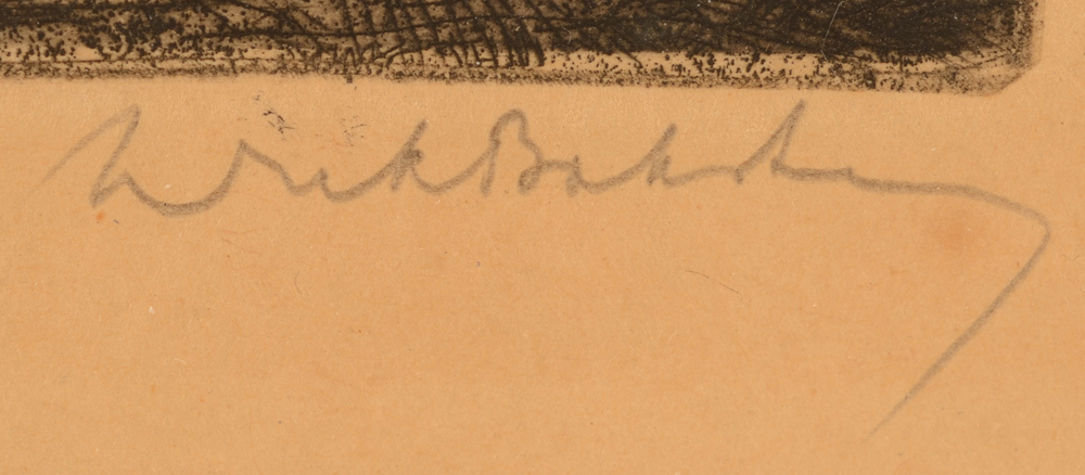 Dirk Baksteen — Signature of the artist