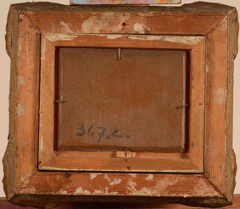 Gustave Balenghien — Back of the panel