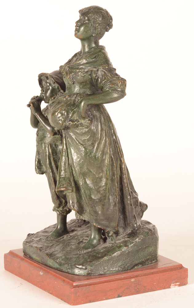 Constantino Barbella — Alternate view of this fin-de-siecle bronze