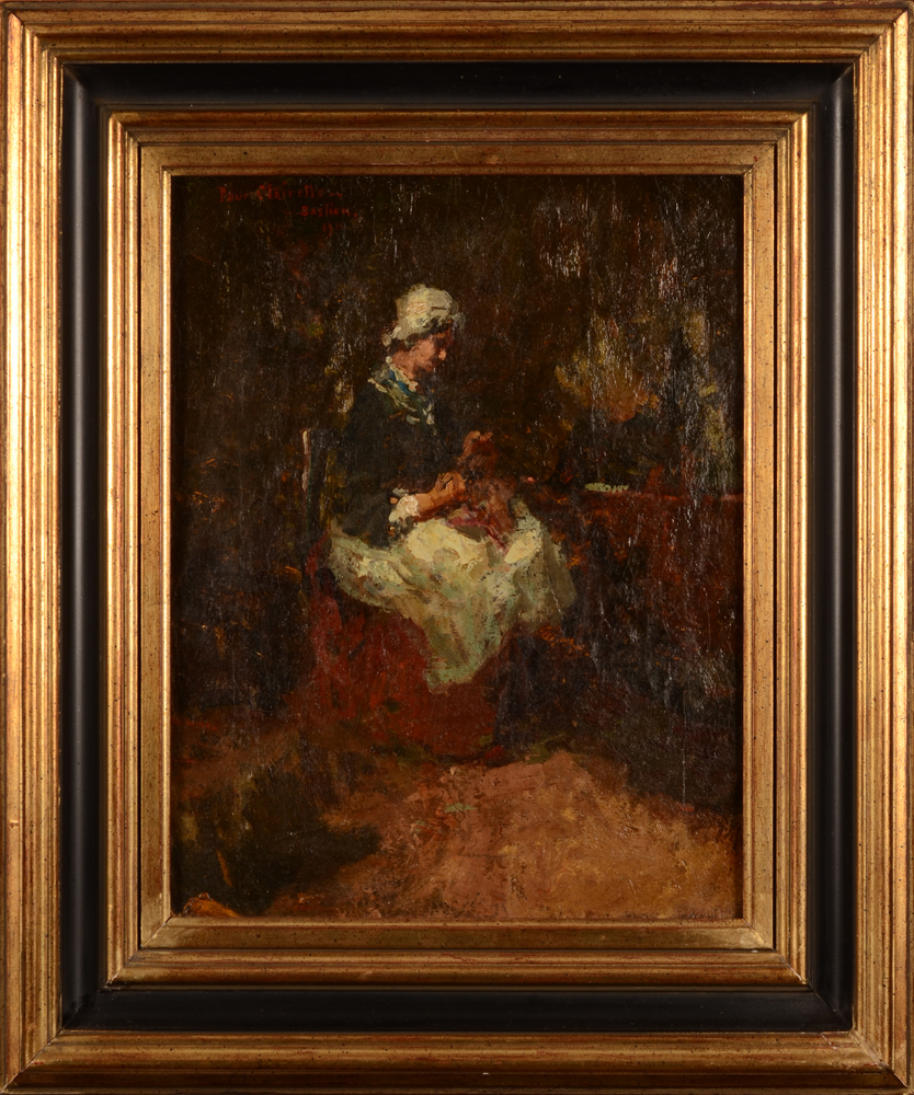 Alfred Bastien — Portrait de Clairette Petrucci, 1911