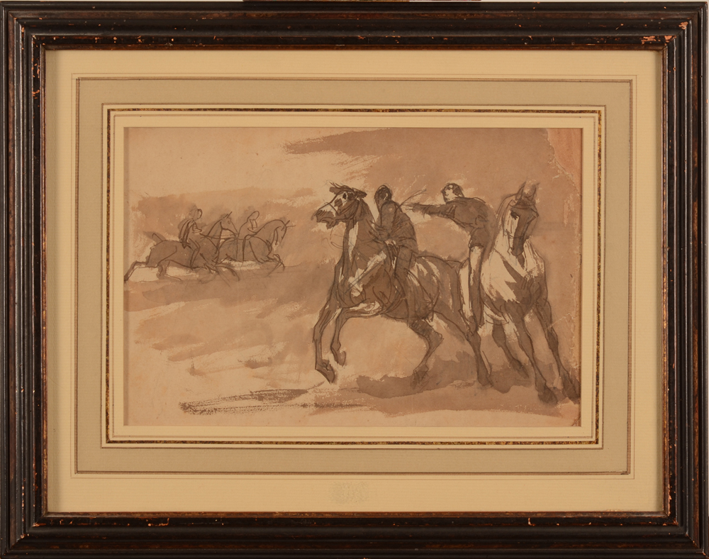 Wilfrid Beauquesne — the drawing in its frame