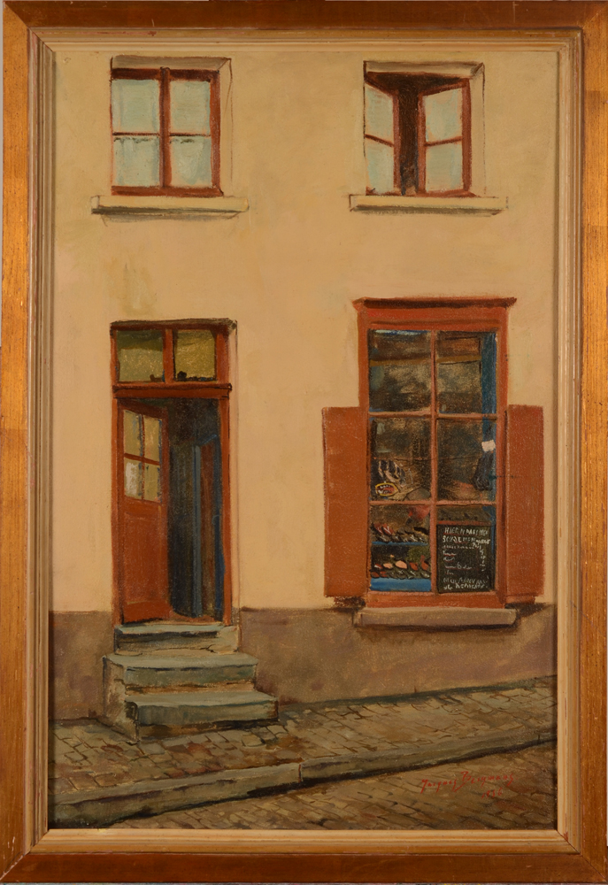 Jacques Bergmans  — The painting in its simple frame