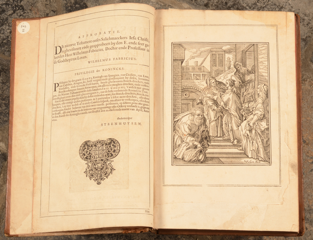Biblia Sacra — Frontispice second volume
