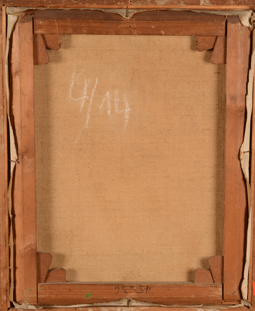Hélène Bojovitch-De Schaeck — Back of the canvas