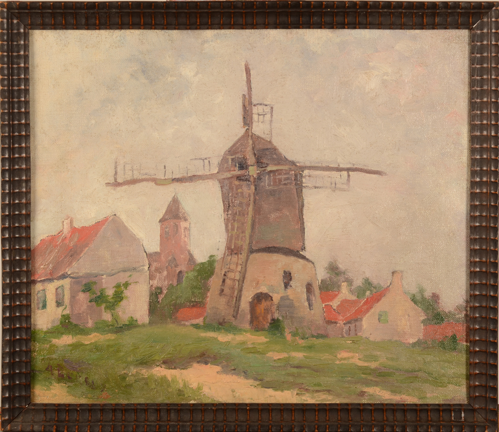 Alois Boudry — the painting in its frame