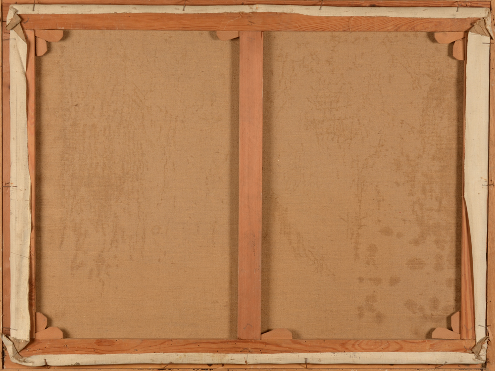 Jules Boulez — Back of the canvas